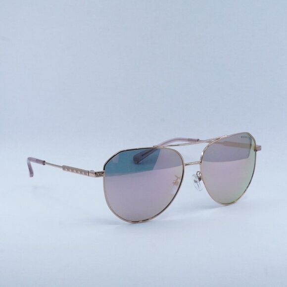 NEW MICHAEL KORS MK1109 11084Z ROSE GOLD/ PINK SUNGLASSES - Picture 3 of 11
